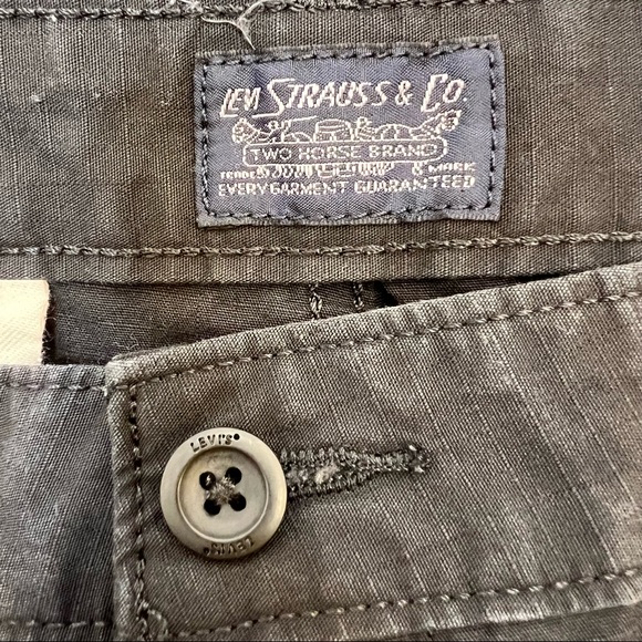 Levis Cargo Shorts Mens Ripstop Black Inseam 9 - Picture 3 of 10